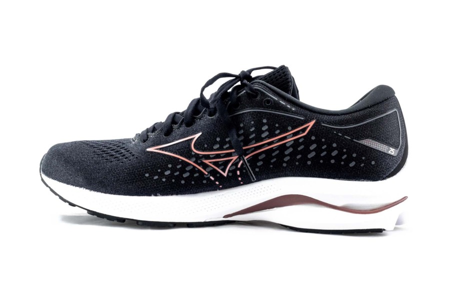 Damesko Mizuno | Mizuno - Womens Wave Rider 25 Black