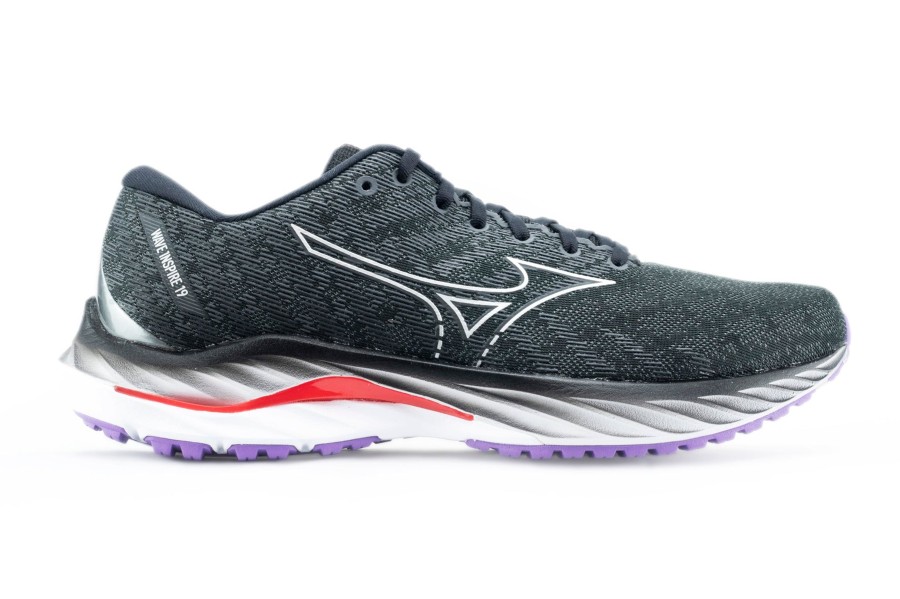 Damesko Mizuno | Womens Wave Inspire 19 - Black Violet