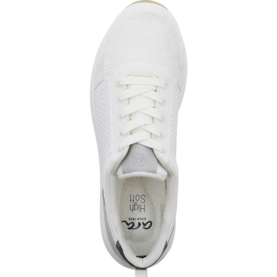 Damesko Ara | Wovenstretch - Lace-Up - White