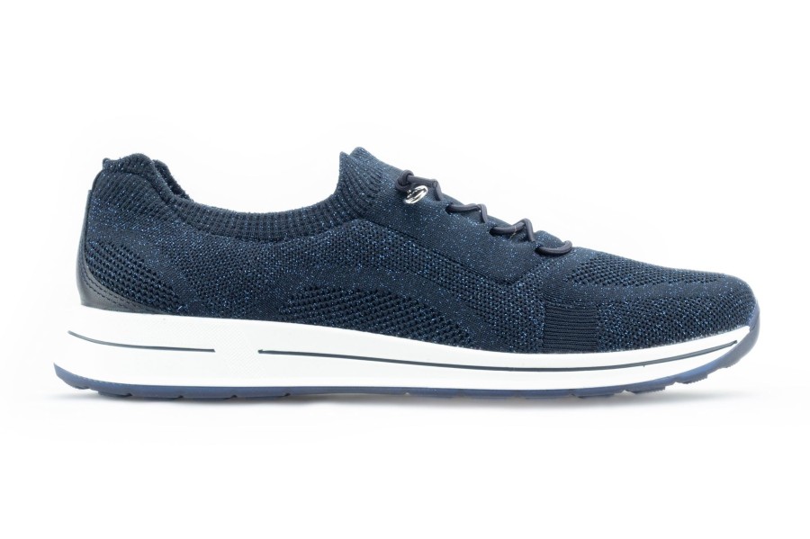 Damesko Ara | Wovenstretch - Slip On - Navy