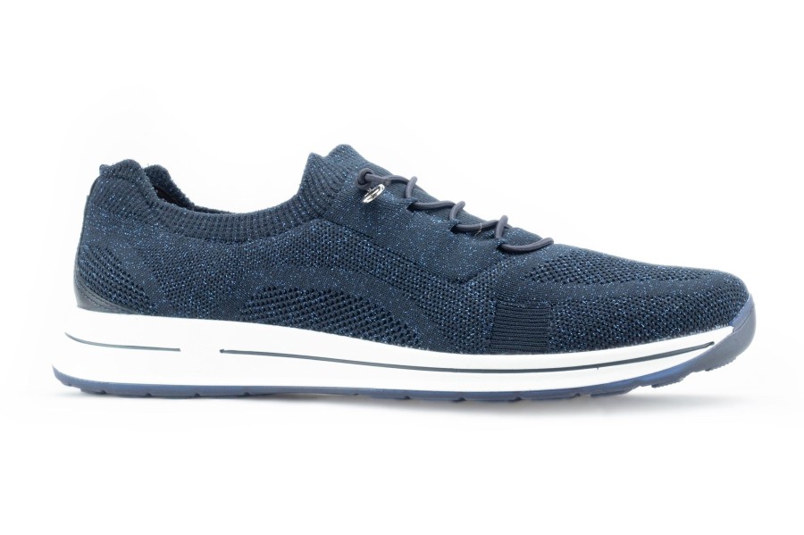 Damesko Ara | Wovenstretch - Slip On - Navy